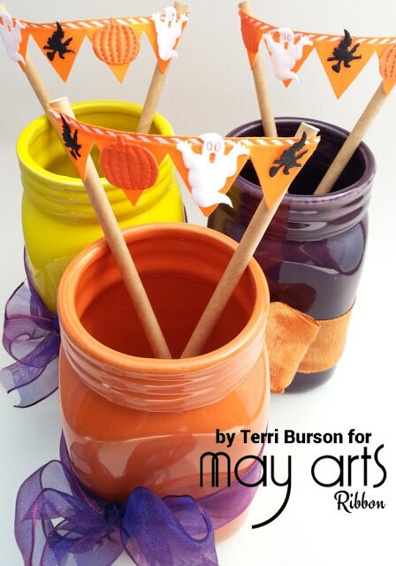 Design Team project for May Arts Ribbon - Halloween Party Jars