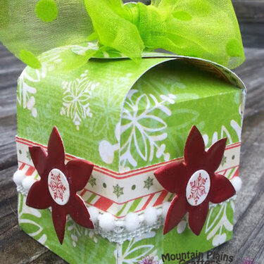Christmas Treat Box featuring Graphic 45 and Spellbinders