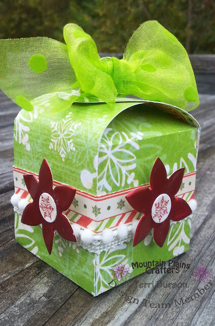 Christmas Treat Box featuring Graphic 45 and Spellbinders