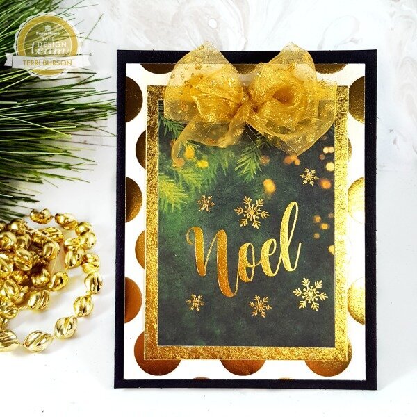 Noel Gold Foiled Card