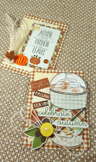 Pumpkin Spice and Autumn Pocket Style Cards