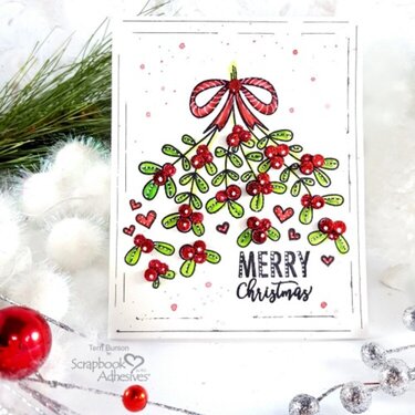 Mistletoe Christmas - Coloring, Foil &amp; Glitter