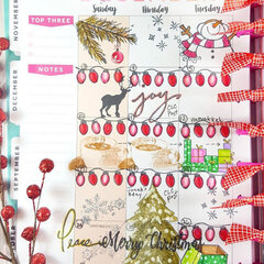 December Planner Layout - Christmas & Coffee