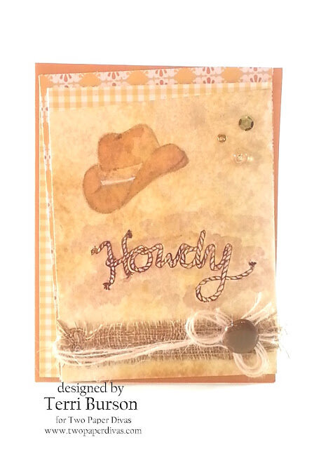 Western Howdy Card