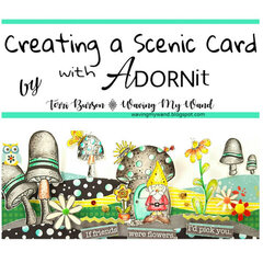 Creating a Scenic Card with Adornit Art Play Paintables