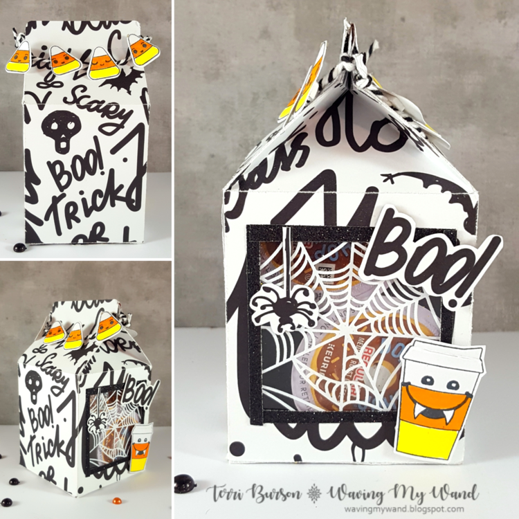 Milk Carton Halloween Treat Box