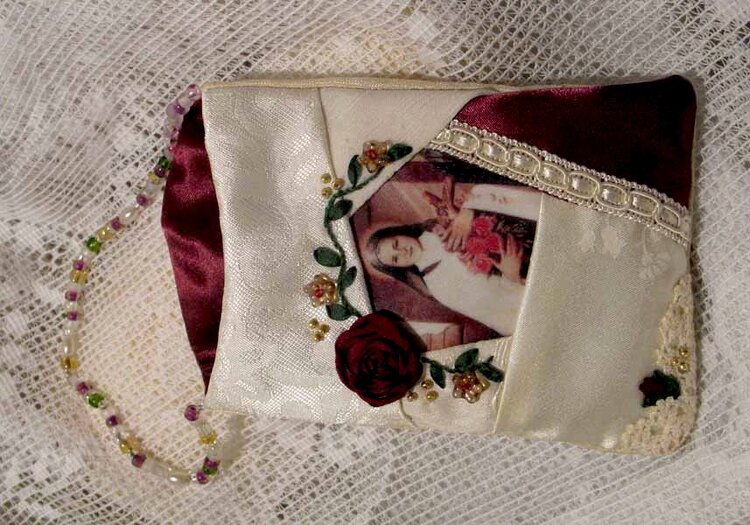 Rosary Pouch (another burgundy)