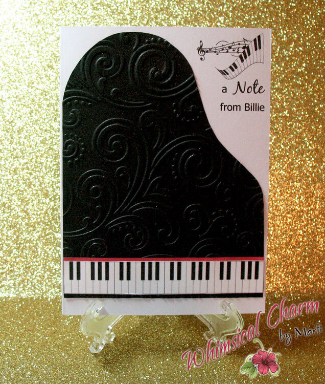 piano card