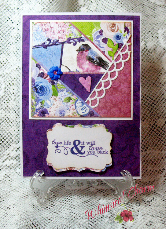 from scratch---&quot;crazy quilt&quot; card