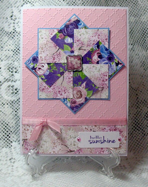 Easy Peasy Pinwheel Quilt Card