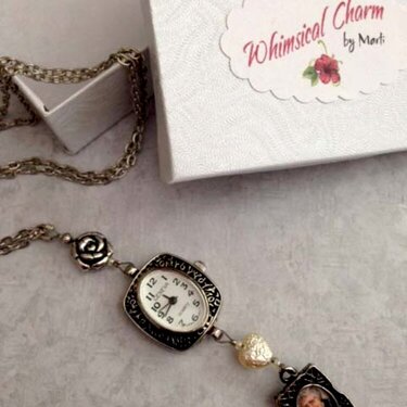 Watch necklace