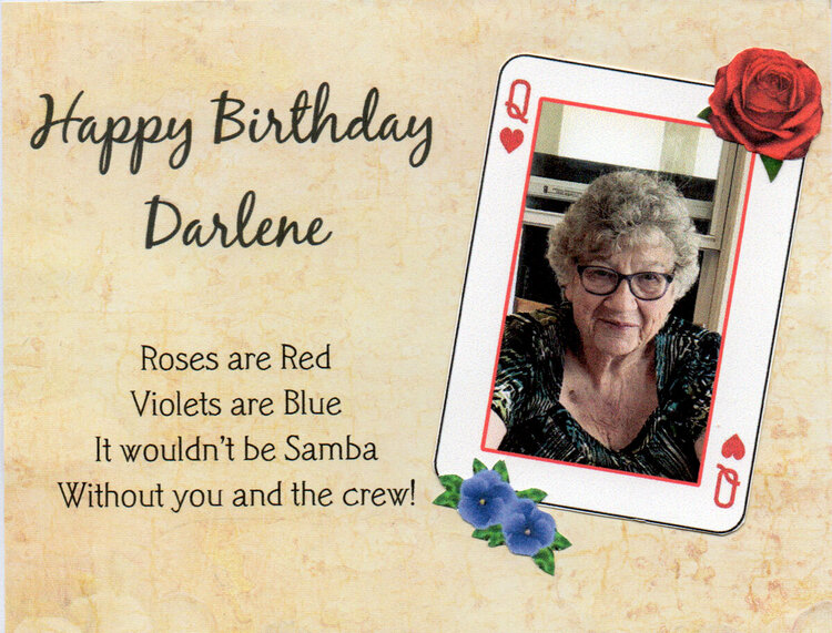 Happy Birthday Darlene