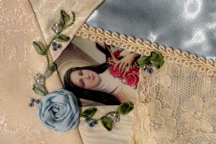 close-up of Rosary Pouch