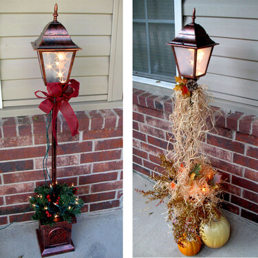 Seasonal Lamp Post