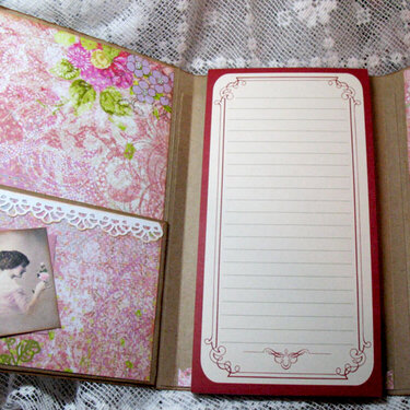 note pad inside
