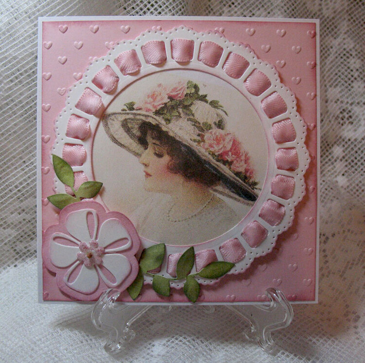 Ribbon Doily Card