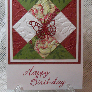 quilt card from scratch