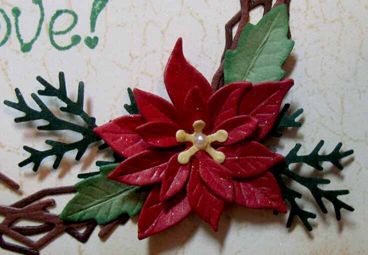 poinsettia by Poppy Stamps