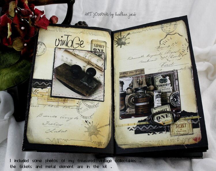 Vintage art journal