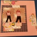 You Are My Bright Side Scrapbook Layout