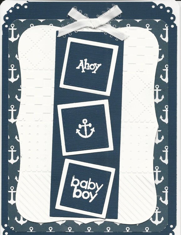 Ahoy!  A Baby Boy is on the way!