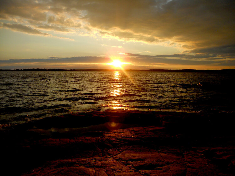 Sunbeams on the St. Lawrence Seaway