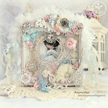 Shadow box photo frame &quot;About love&quot;