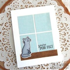 Purr-fect kitty card