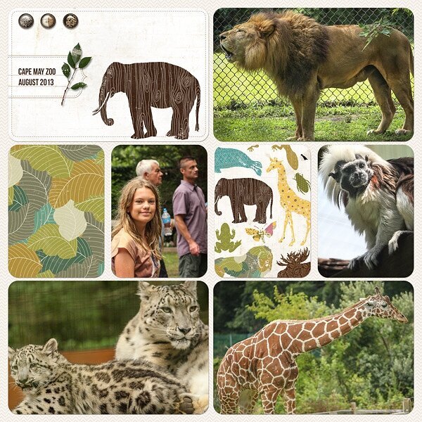 Digital Project Life | Zoo Theme Pack