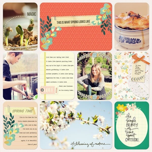 Digital Project Life | Spring Theme Pack