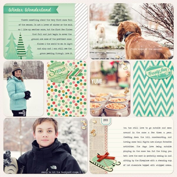 Digital Project Life | Winter Theme Pack