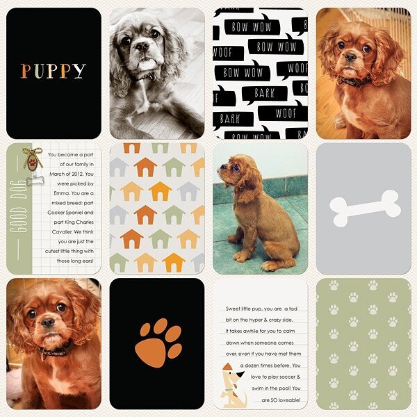 Digital Project Life | Dog Theme Pack
