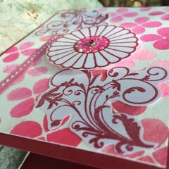 Rosette Flower Card