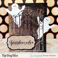 Ghostly Gates Halloween Card