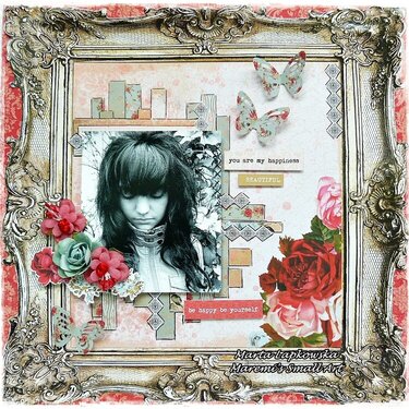 Layout created for My Creative Scrapbook kit club - Limited Edition kit