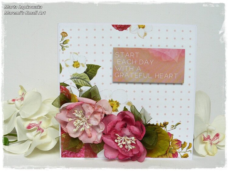 Flowery card