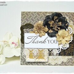 'Thank you' card