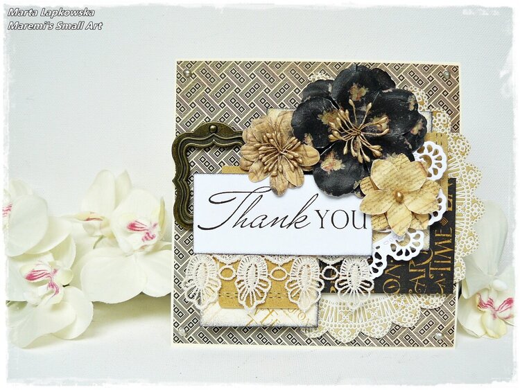 &#039;Thank you&#039; card