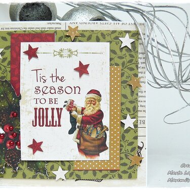 &#039;Jolly&#039; Christmas card