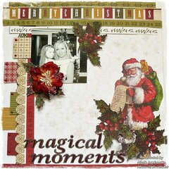 'Magical Moments' layout