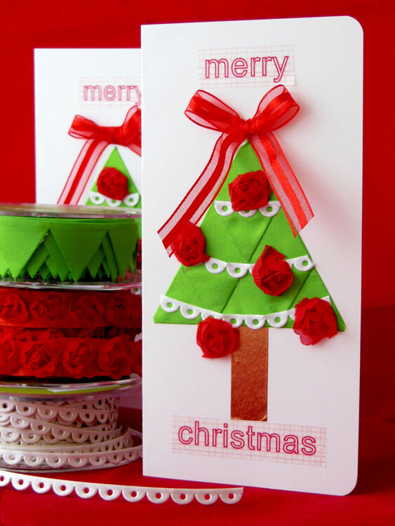 merry christmas | Diana Poirier for May Arts Ribbon