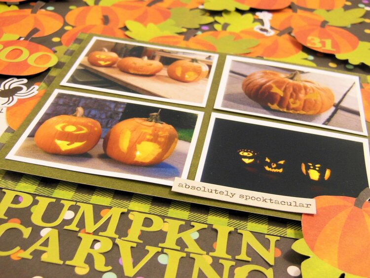 PUMPKIN CARVING | Diana Poirier - published in the 2019 Fall issue of Creative Scrapbooker Magazine