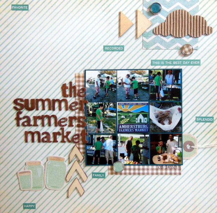 the summer farmer&#039;s market