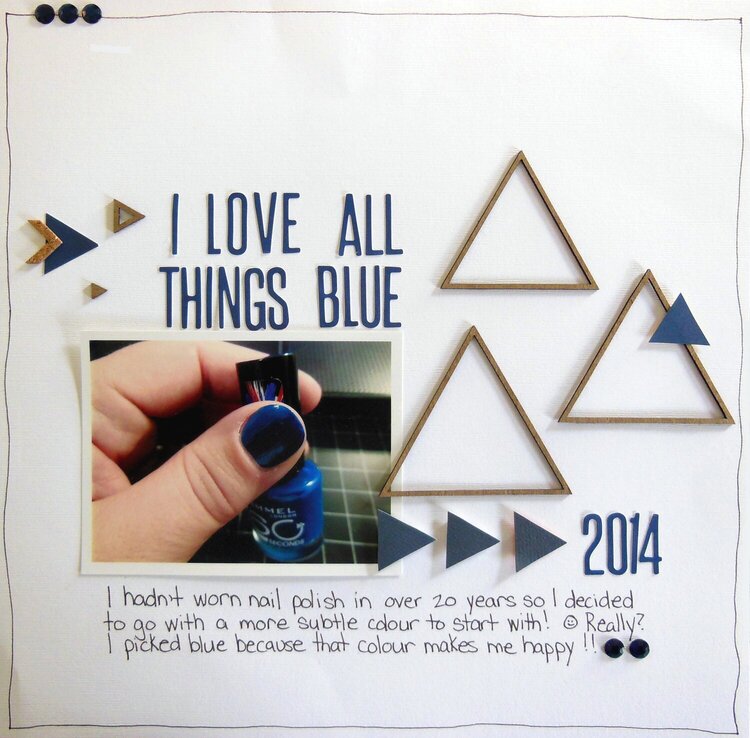 ...ALL THINGS BLUE | Diana Poirier