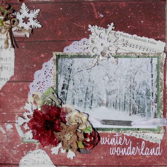 Winter Wonderland with C&#039;est Magnifique Kits&#039; Dec kit