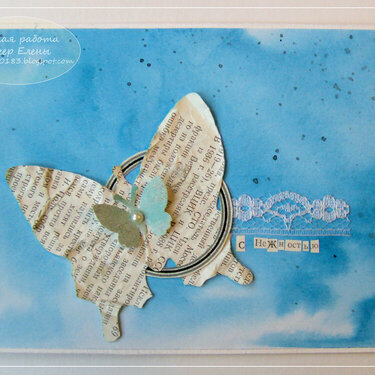 butterfly card