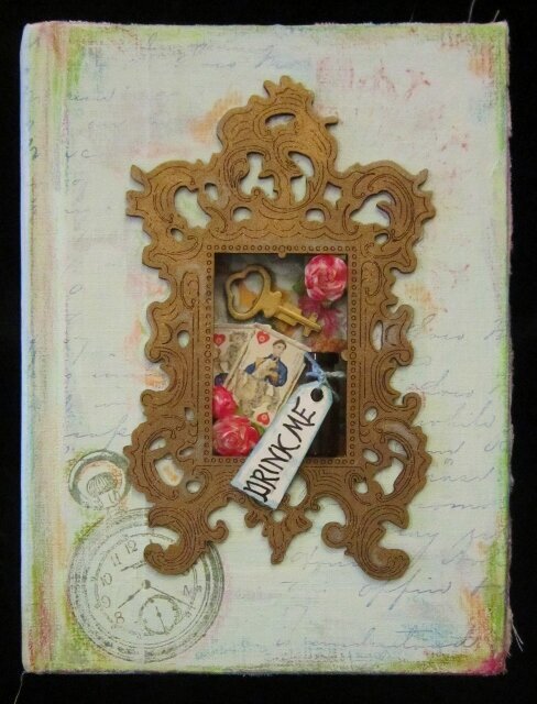 Alice In Wonderland altered book cover