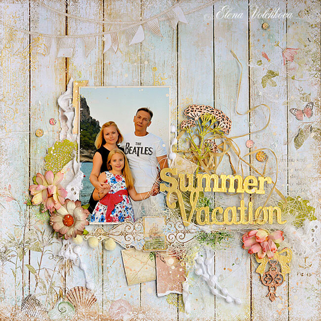 Blue Fern Studios - &quot;Summer Vacation&quot; layout