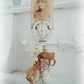Altered Bottle Photo Holder by Kimberly Laws