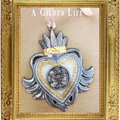 Flaming Heart Necklace featuring A Gilded Life for Spellbinders